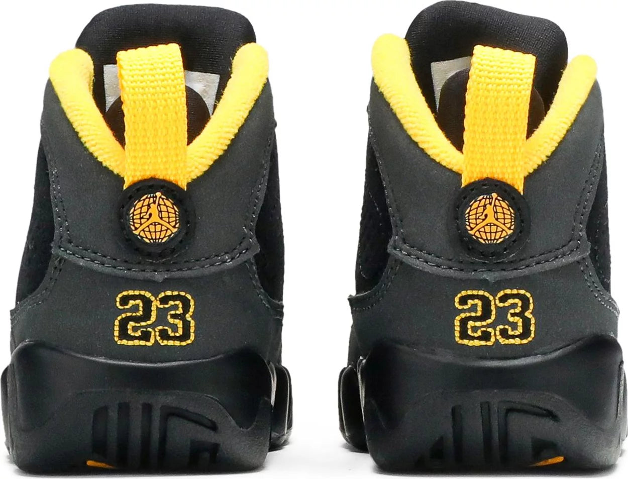 Air Jordan 9 Retro TD 'Dark Charcoal University Gold' 3y
